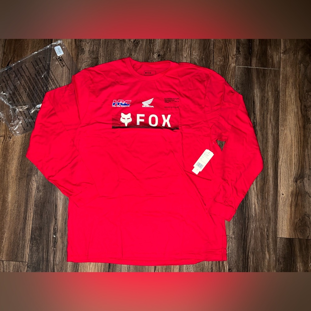 NWT Men’s Size 2XL Fox Racing Long Sleeve Logo Tee. - Picture 2 of 7